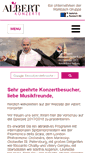 Mobile Screenshot of albert-konzerte.de