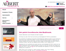 Tablet Screenshot of albert-konzerte.de